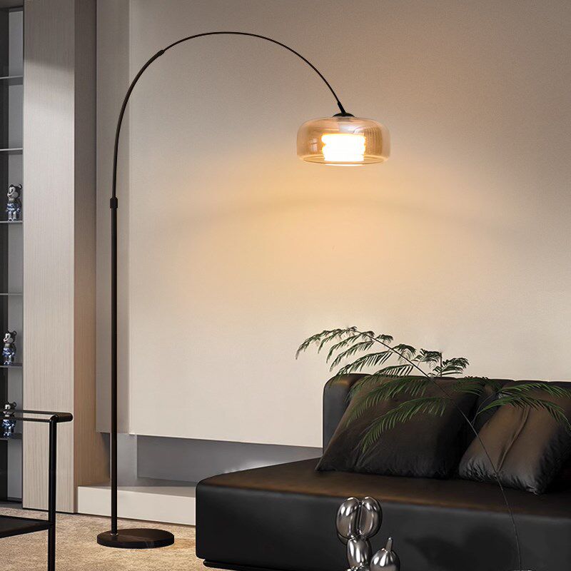 落地灯客厅沙发旁边极简意式钓鱼灯高级感后现代装饰床头立式台灯