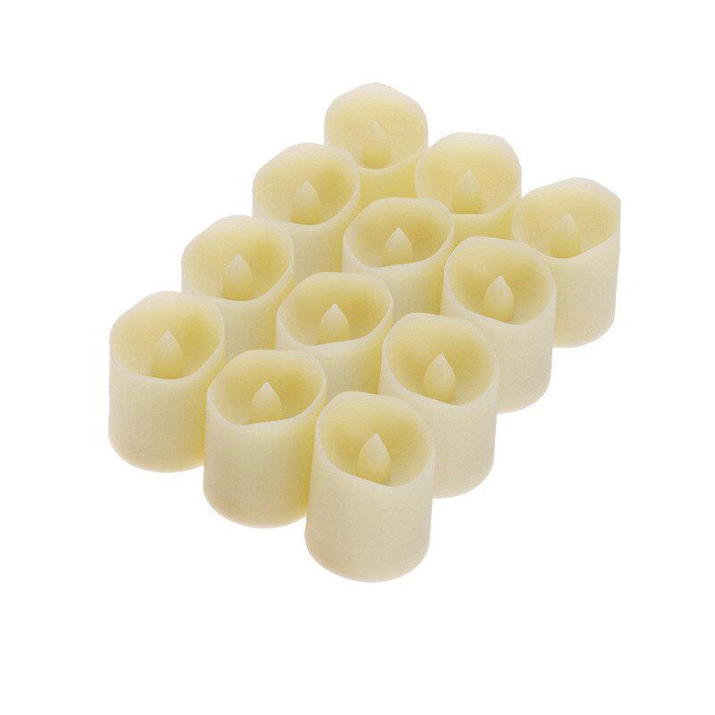 塑料电子蜡烛灯定时LED蜡烛生日D万圣节圣诞装饰遥控茶灯工厂