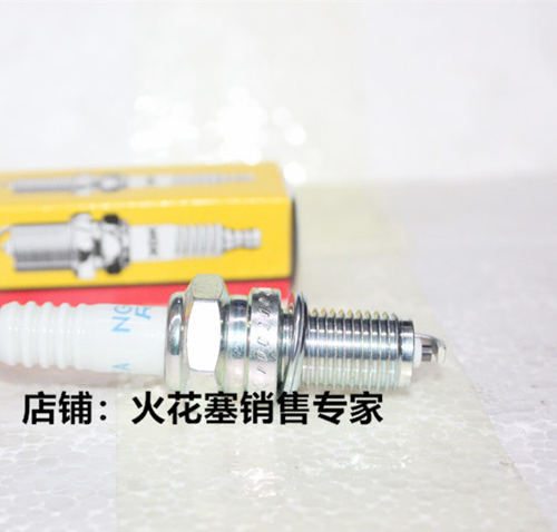单缸地平线200 250 150 花猫 银猫CG125摩托用NGK火花塞DPR8EA-9