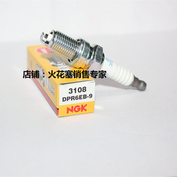 NGK火花塞DPR6EB-9 3108适用雅马哈四冲程船外机9.9/20/25/60马力