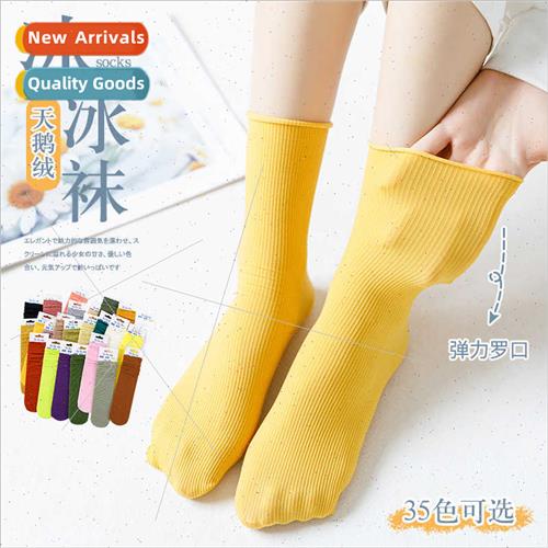 Stacked Socks Ice Ice Ice Socks Women Socks Socks Women Summ