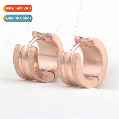 Korea mple Rose Gold Frosted Hundred Students Stainless Stee