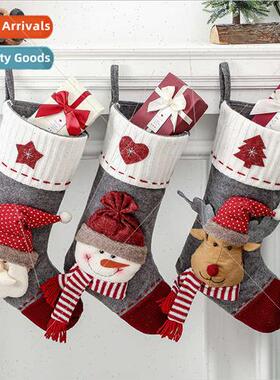 New Christmas decoration supplies Christmas large socks Chri