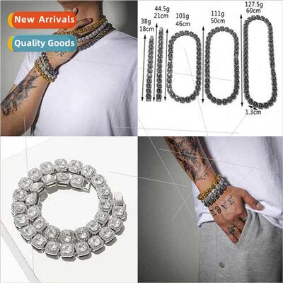 New Europe Uned States hip-hop men square glass 12mm Cuban n