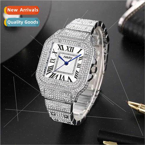 full diamond women quartz watch waterproof simple fashion ve