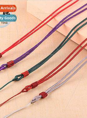 Small round rope plain rope necklace rope male female braide