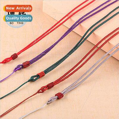 Small round rope plain rope necklace rope male female braide
