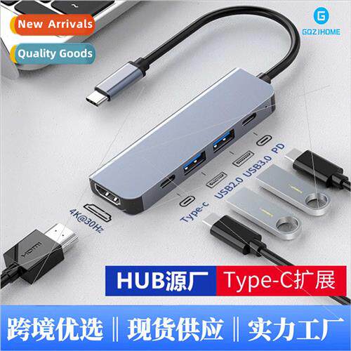 5-in-1 Docking  USB-C to MI Adapter 4K Casting Converter PD