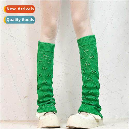Hottie hollow love heart tube socks sets new Japanese jk gre