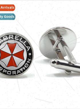 Accessories Resident Evil Cufflinks Umbrella Personalised 3D