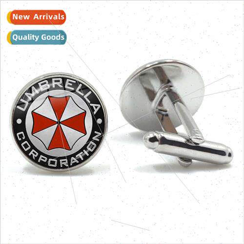 Accessories Resident Evil Cufflinks Umbrella Personalised 3D
