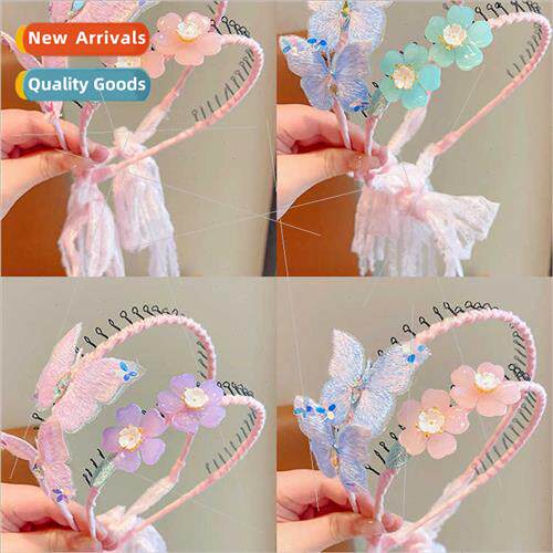 Children broken hair braided artifacts baby hair bands ribbo