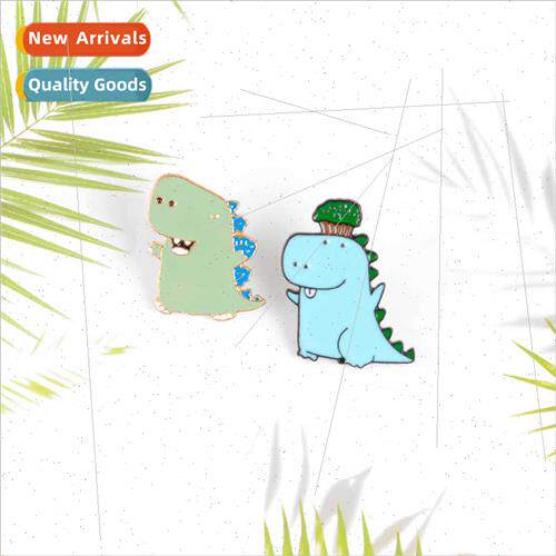 Wang  Yi small dinosaur brooch male couple cute cartoon deco