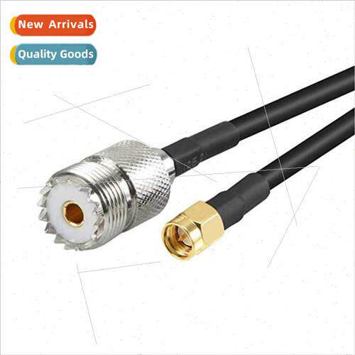 RF cable SO239 UHF female to SMA male RG58 cable antenna ext