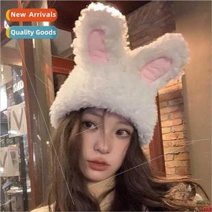 cute rabb fall Autumn warm sweet thickened woo winter