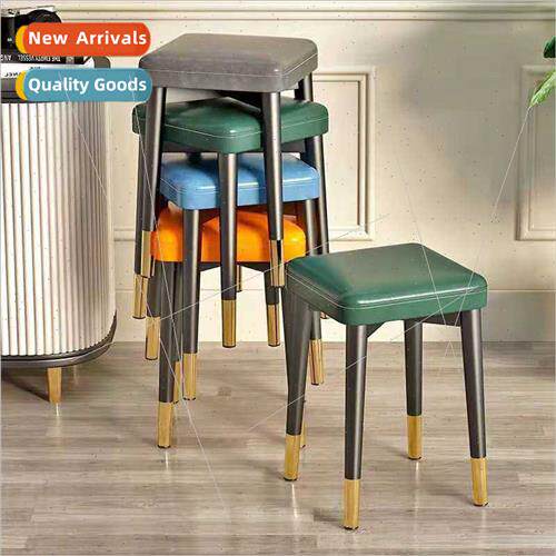 Home stool stackable square stool fashion living room stool