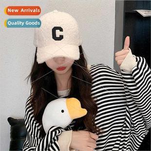 imation lamb duck fall tongue female winter hat Korean wool