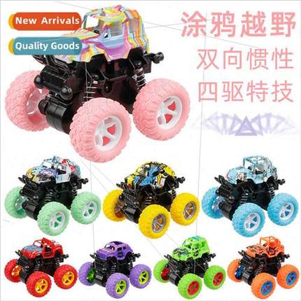 Children Toys 4WD Dirt Bike Dumper Stunt Car Model Play Toys