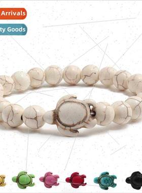 beaded small turtle bracelet men hip-hop niche fashion strin