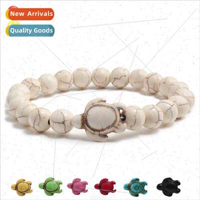 beaded small turtle bracelet men hip-hop niche fashion strin