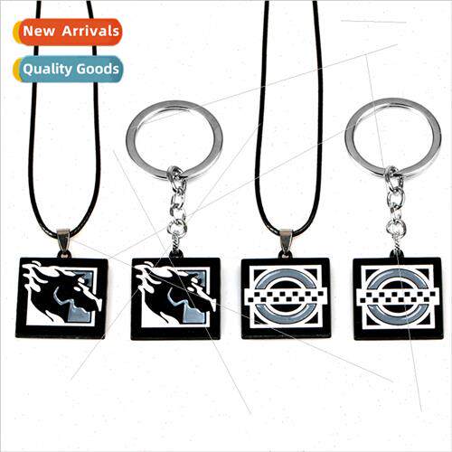 Game anime  R6 keychain new agent necklace book bag pendant