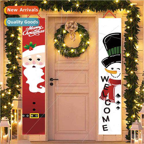 New -woven Christmas couplets Christmas banners party decora