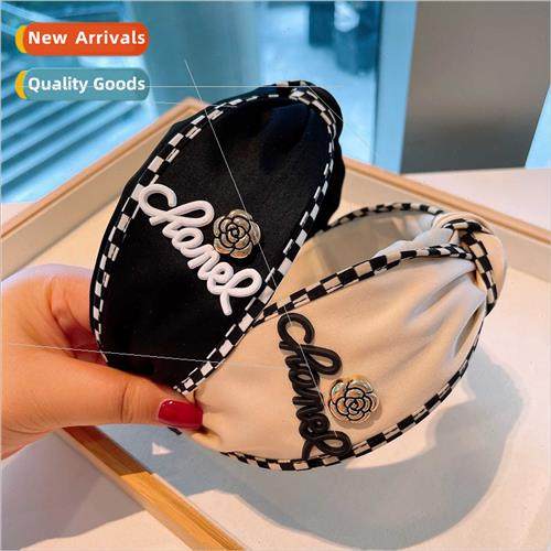 Korea new retro fragrant grandmother camellia color plaid tw