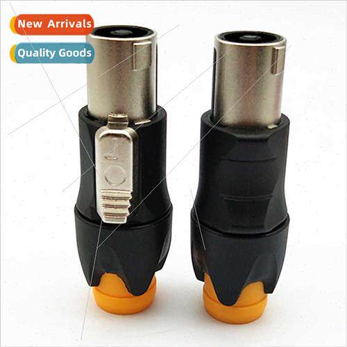 New metal head audio 4 pole speaker plug NL4FC audio cable c