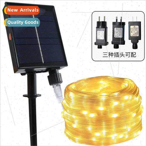 LED Solar Leather String ghts Low Voltage WaterproDecorative