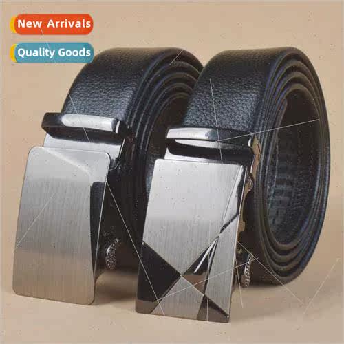 Alloy Head Men Automatic Buckle Belt Men Alloy Buckle Belt L