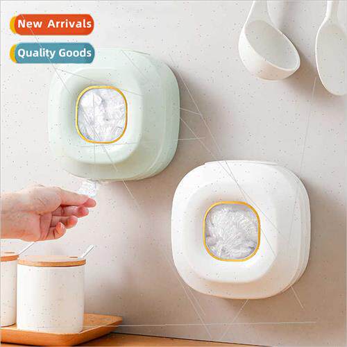 Wall Mounted Cling Film Cover Organizer Kchen Cling Bag Orga