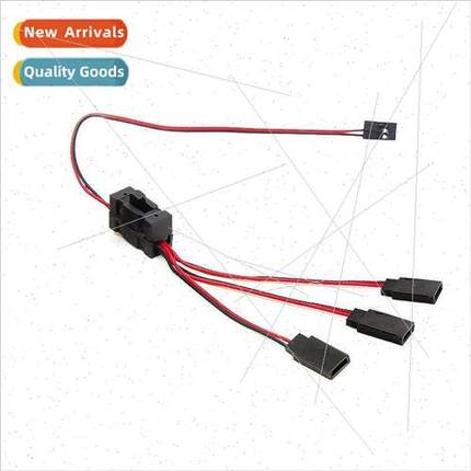 TRX-4 SCX10 Y cable with switch Lighting cable适用tanker tra