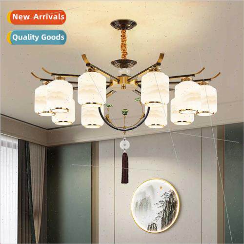 Chinese chandelier living room lamp Chinese Zen bedroom dini