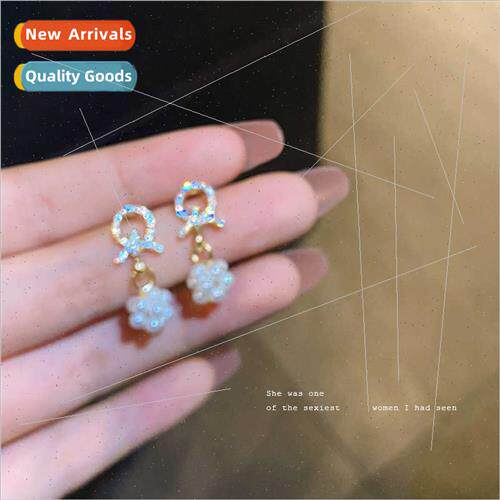 lver Feeling Pearl Earrings 2022 New Compact Earrings Female