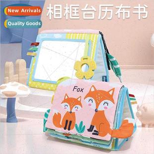 New children ha-ha mirror calendar cloth book infant toys fo