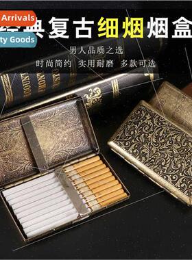 New Fine 20pcs Ladies Cigarette Case Vintage High Densy Cold