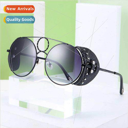 95535 Personalized Steampunk Metal Sunglasses Women Ladies R