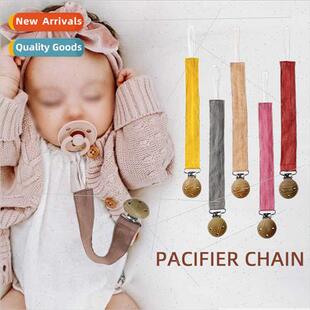 Baby soother chain baby anti-drop pacifier clip teether chai