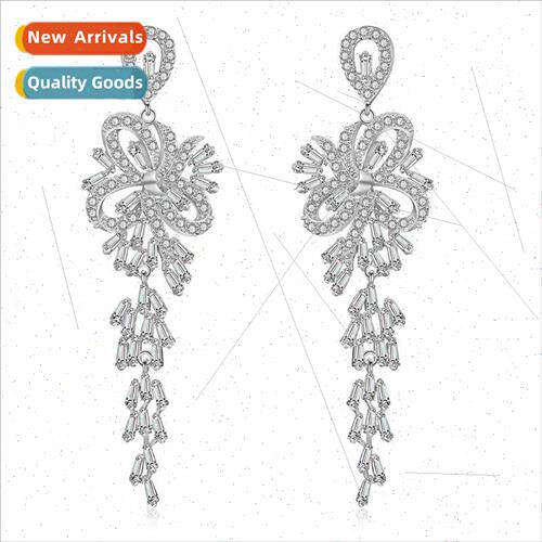 New Europe classic mix match long hand-set zirconia lady ear
