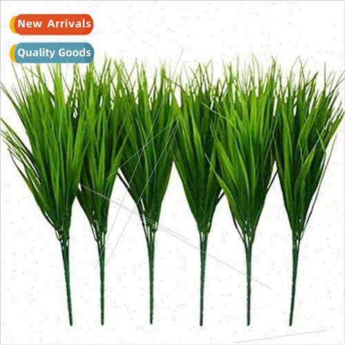 Plastic flowers 7 ks variety spring grass restaurant flower