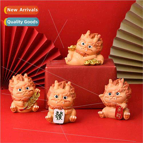 Year Dragon tune mascot ornaments cute car decorations compu