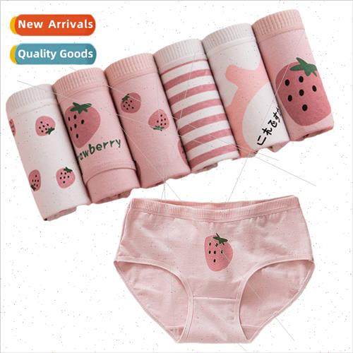 6Pcs Womens Panties Soft Cotton Women ngerie Seamless Fem