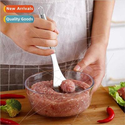 Stainless Steel Meatball Maker Home Kchen Squeeze Fishball M
