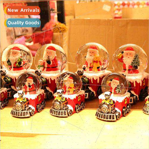 Christmas resin snowflake glass ball desktop ornaments Chris