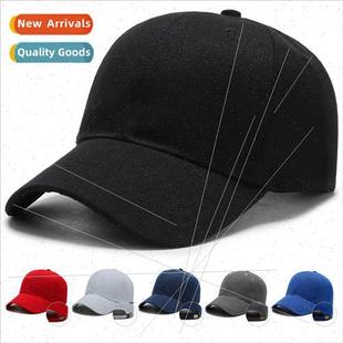 duck simpl tide black cap tongue fall spring Korean men Hat
