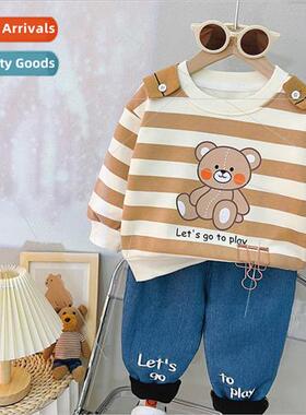 Girls fall and winter clothing new set of 适用eign boys baby