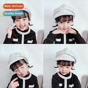 beret fall octagonal Wei children hundred Fang winter
