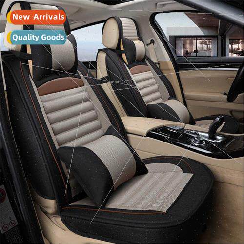 2018 new all-envelope linen car cushion four seasons general