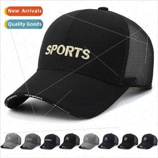 summer thin breathable Duck men cap mesh Korean tongue