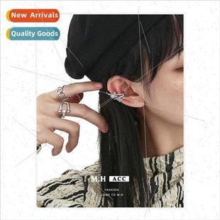 fashion ear new accessories wind cold clips rose Thorn